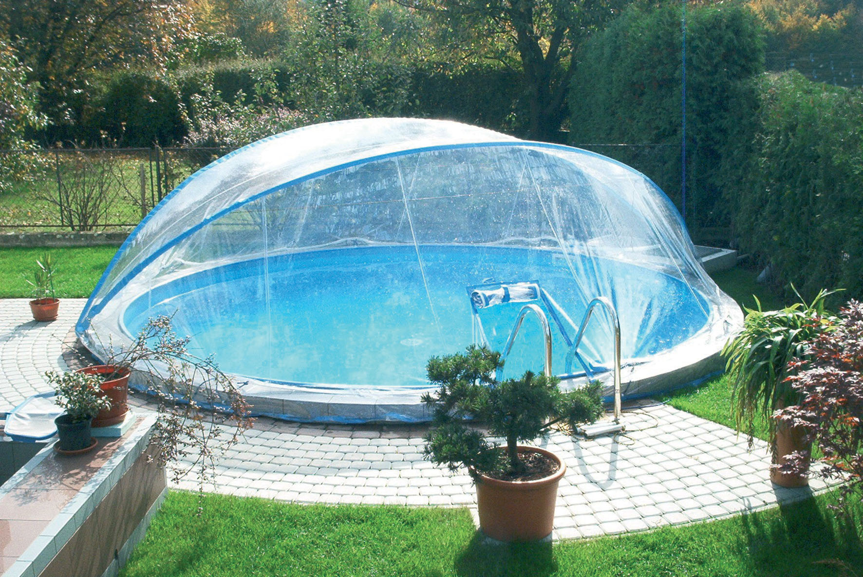 Ersatzfolie für Cabrio Dome, rund, Ø 400/420 cm für Standard Handlauf