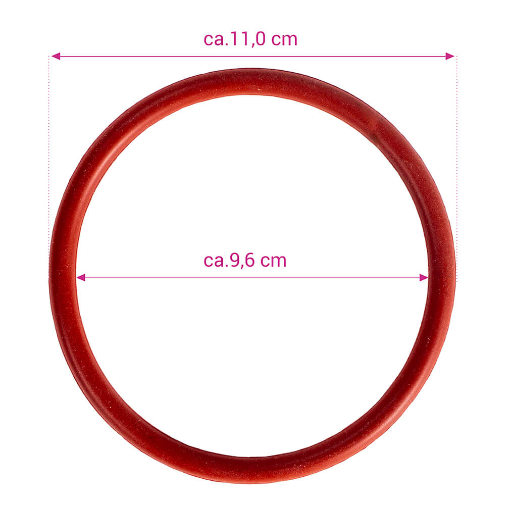 O-Ring für Unterwasserscheinwerfer Birne Dapra, rot