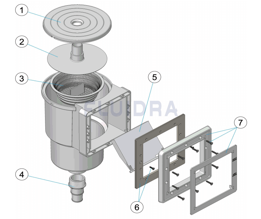 Skimmerklappe für Skimmer Mini Astral