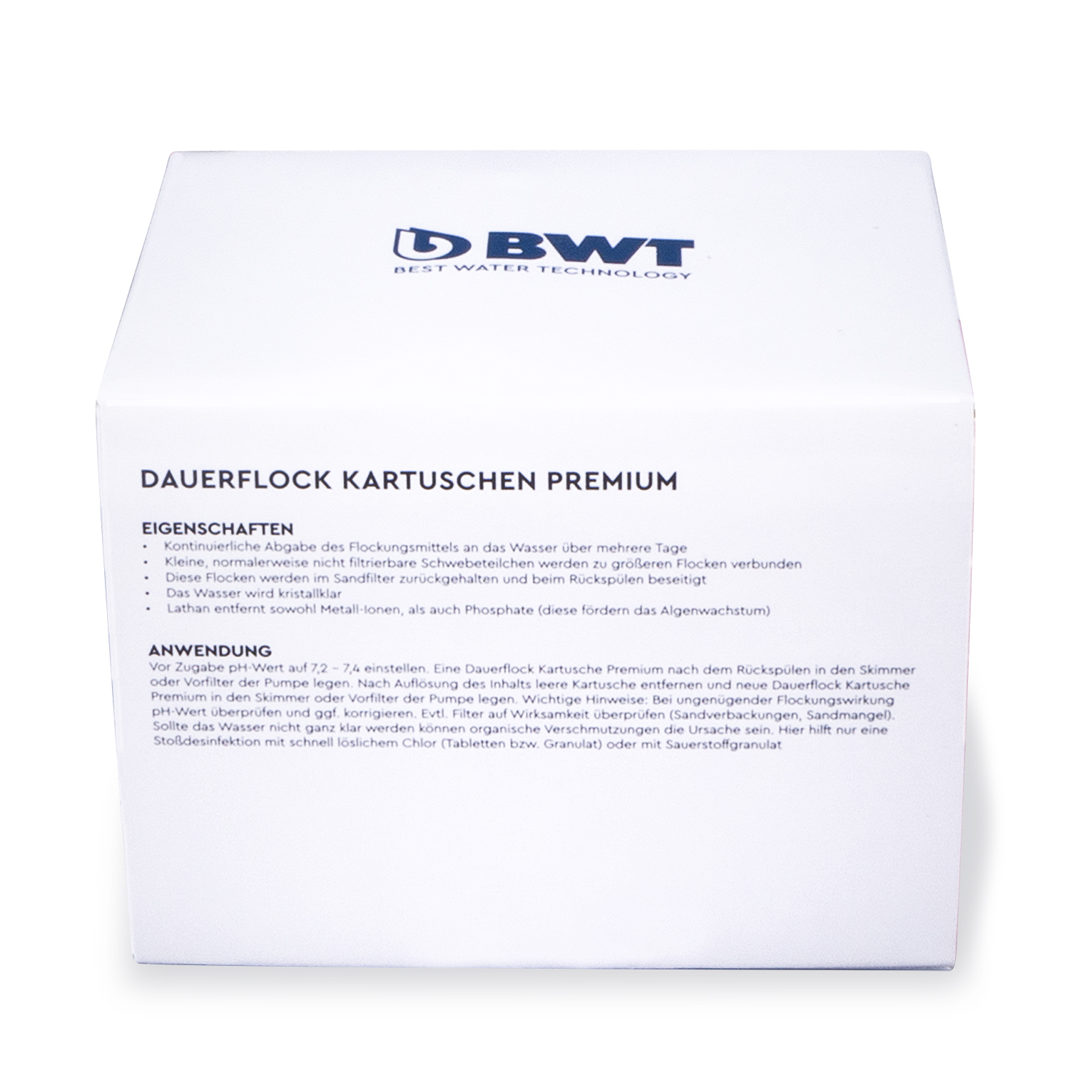 BWT AQA marin Dauerflock Premium, Kartuschen, 8 x 125 g, 1 kg - Anwendung