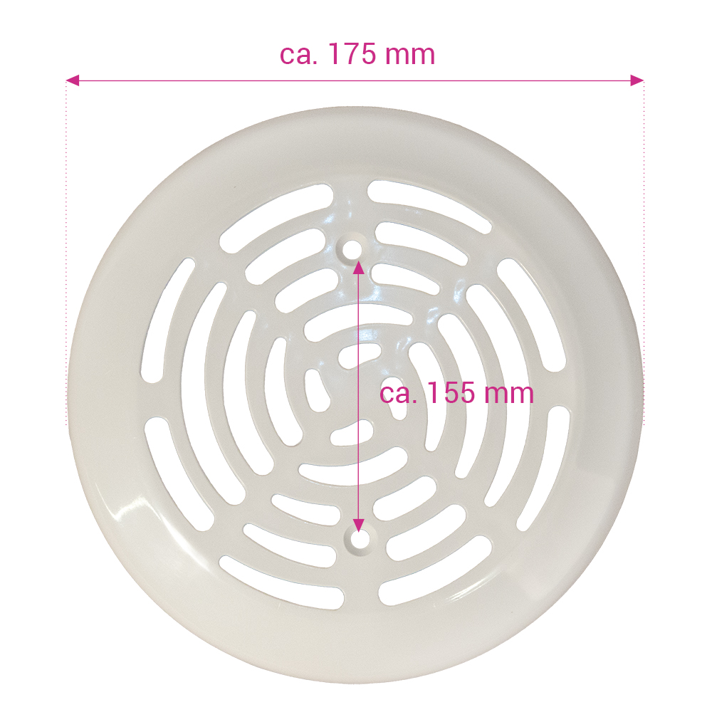 Deckel für KS Bodenablauf 043083 - Abmessung