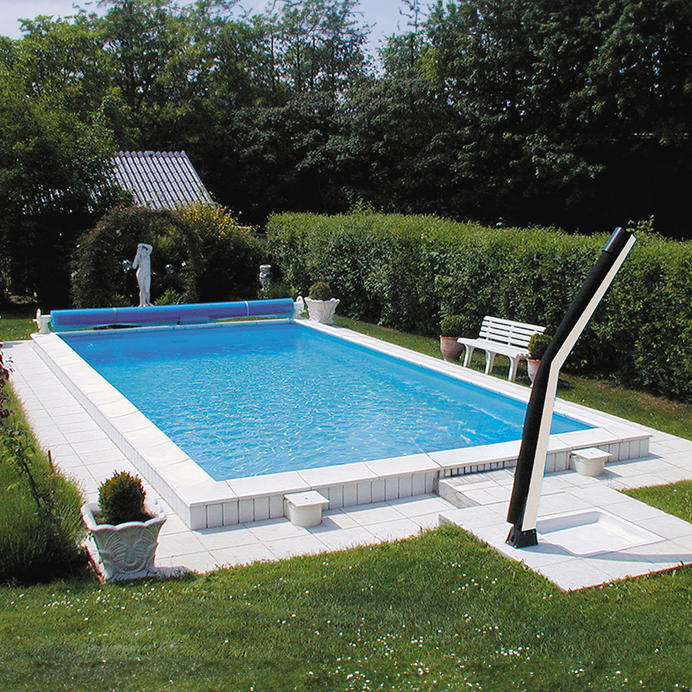 Styroporpool Basis-Set ohne Leiter im Garten