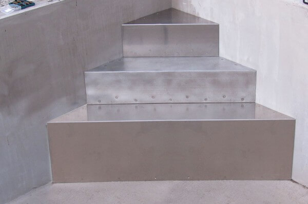 AQUASTEP Aluminium-Ecktreppe BWT